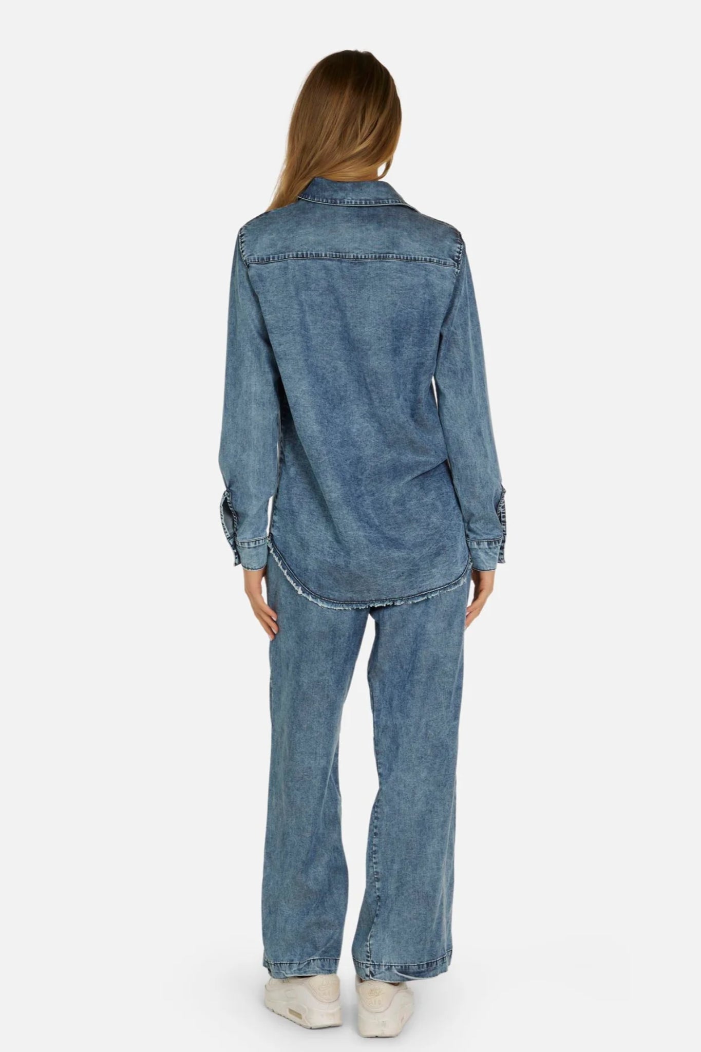 Mystère Wide Leg Denim Pant