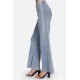 Velvet Glow Rib Denim Flare Pant