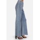 Velvet Glow Rib Denim Flare Pant