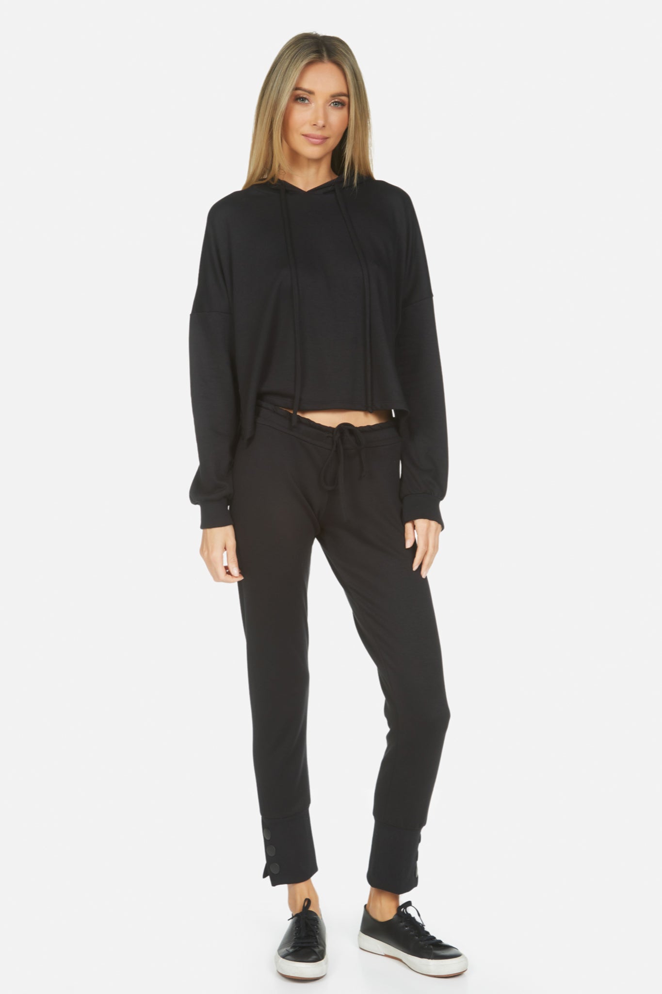 Sueño Side Button Hoodie