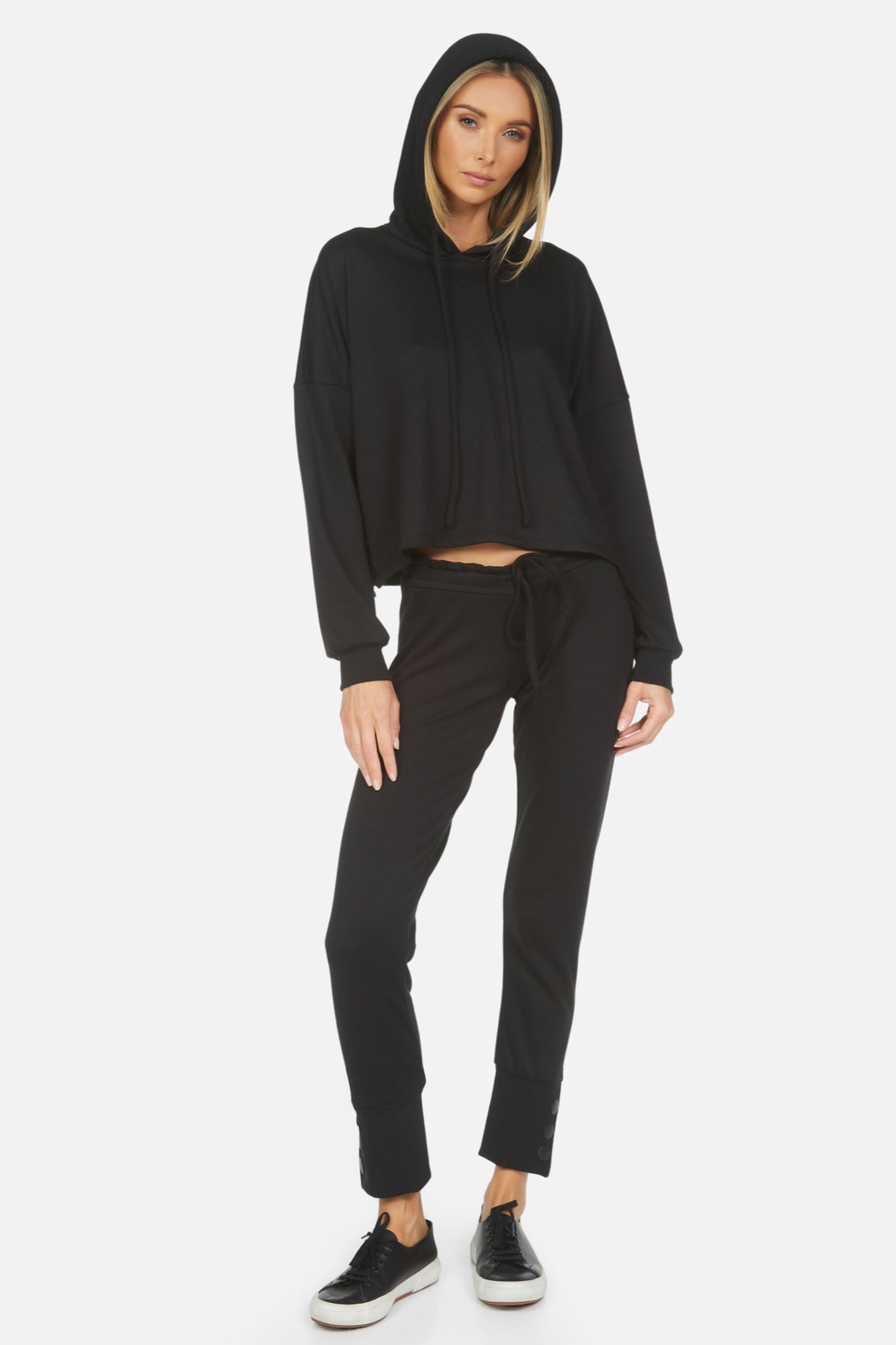 Sueño Side Button Hoodie