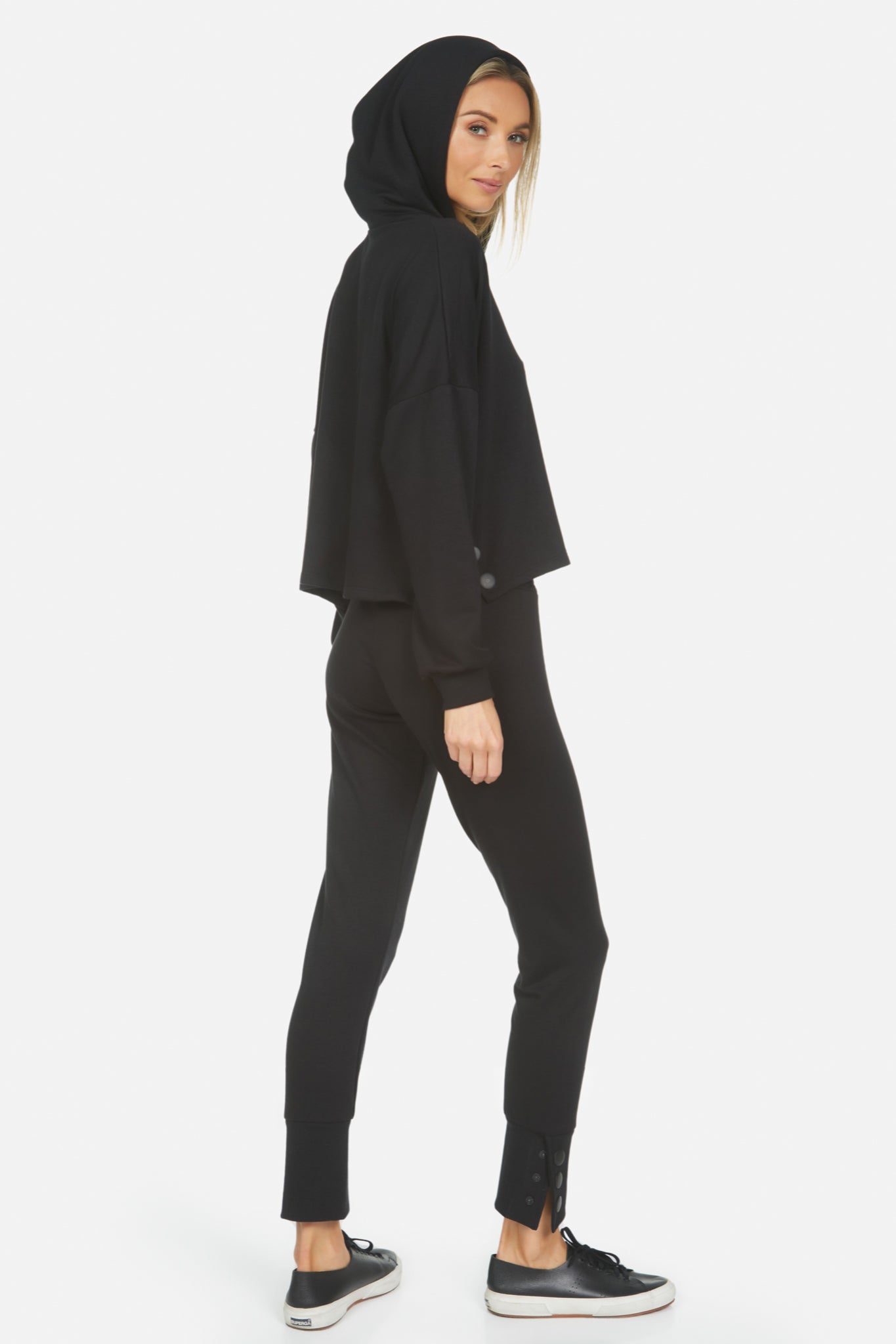 Sueño Side Button Hoodie