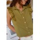 Urban Ruffle Button Top