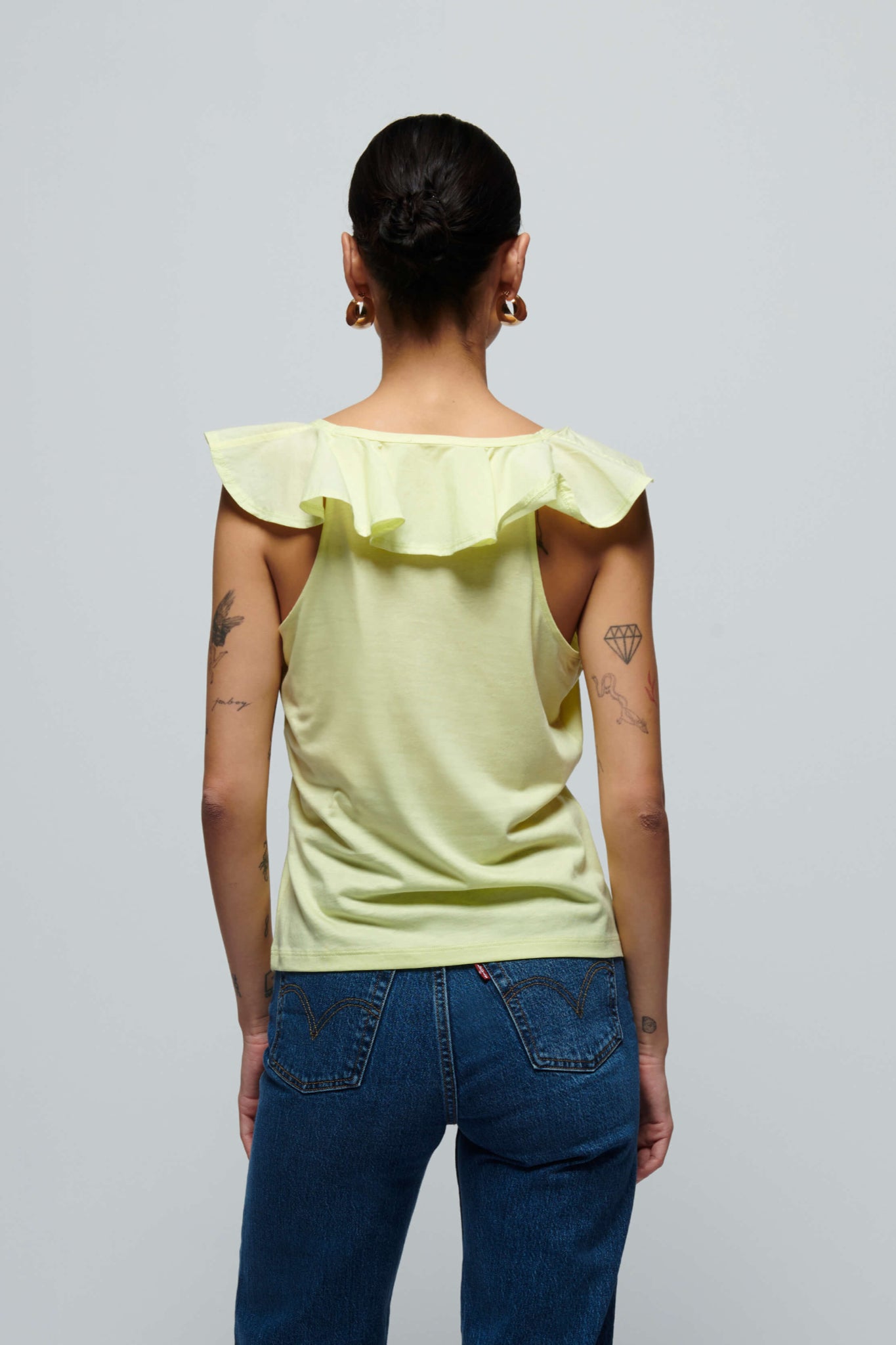 Moda Stile Ruffle Tank Top