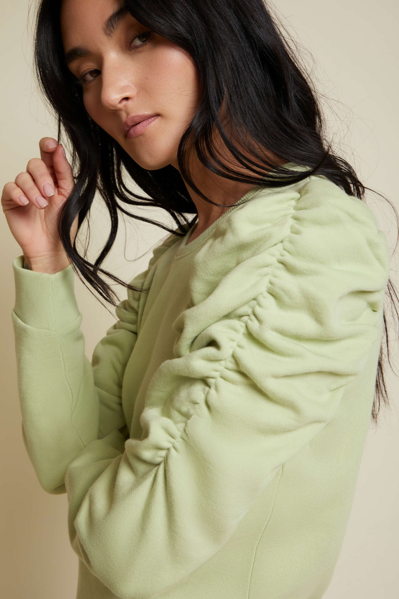 Soul Drift Gathered Sweatshirt