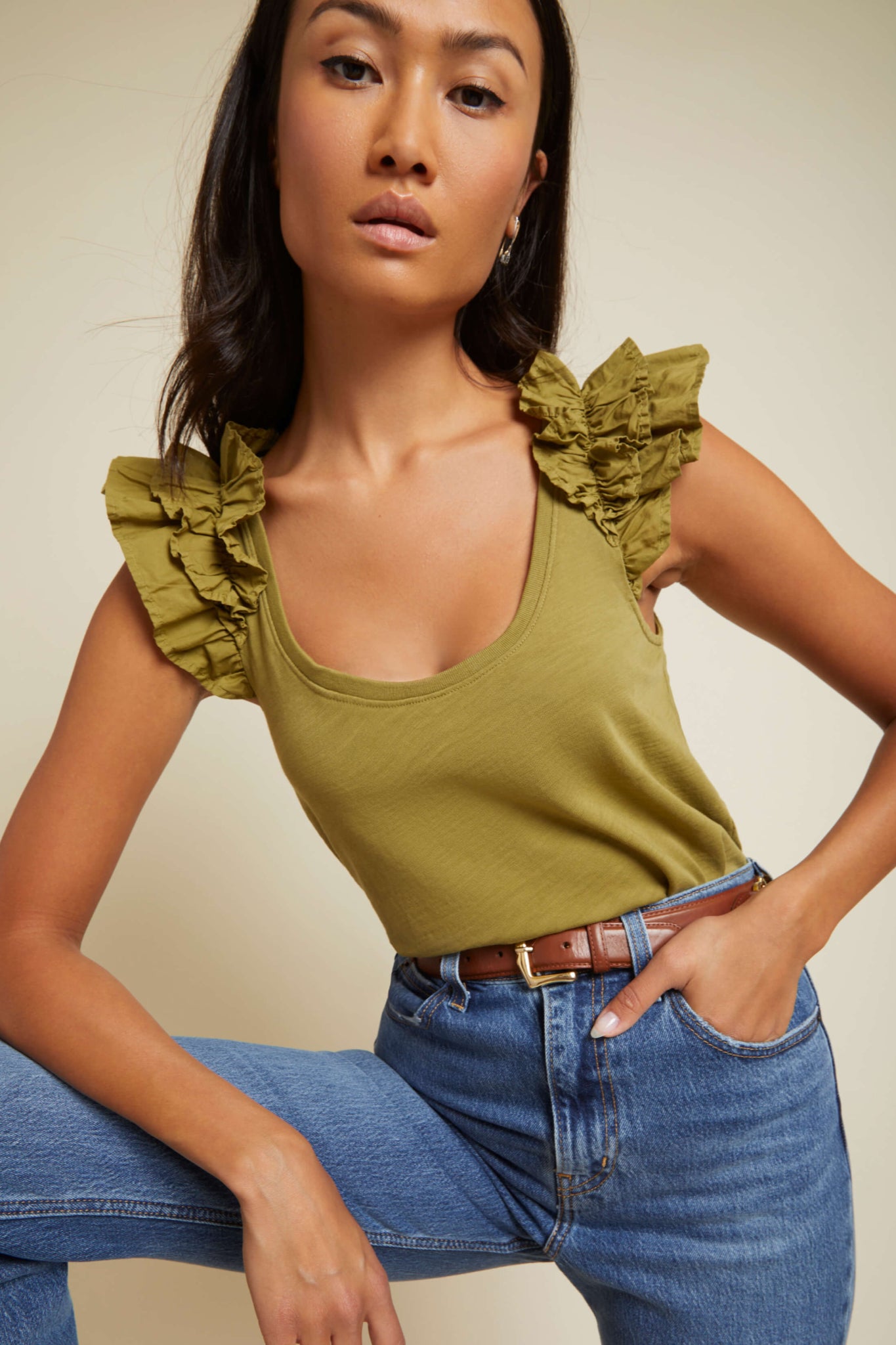 Rise Ruffled Tank