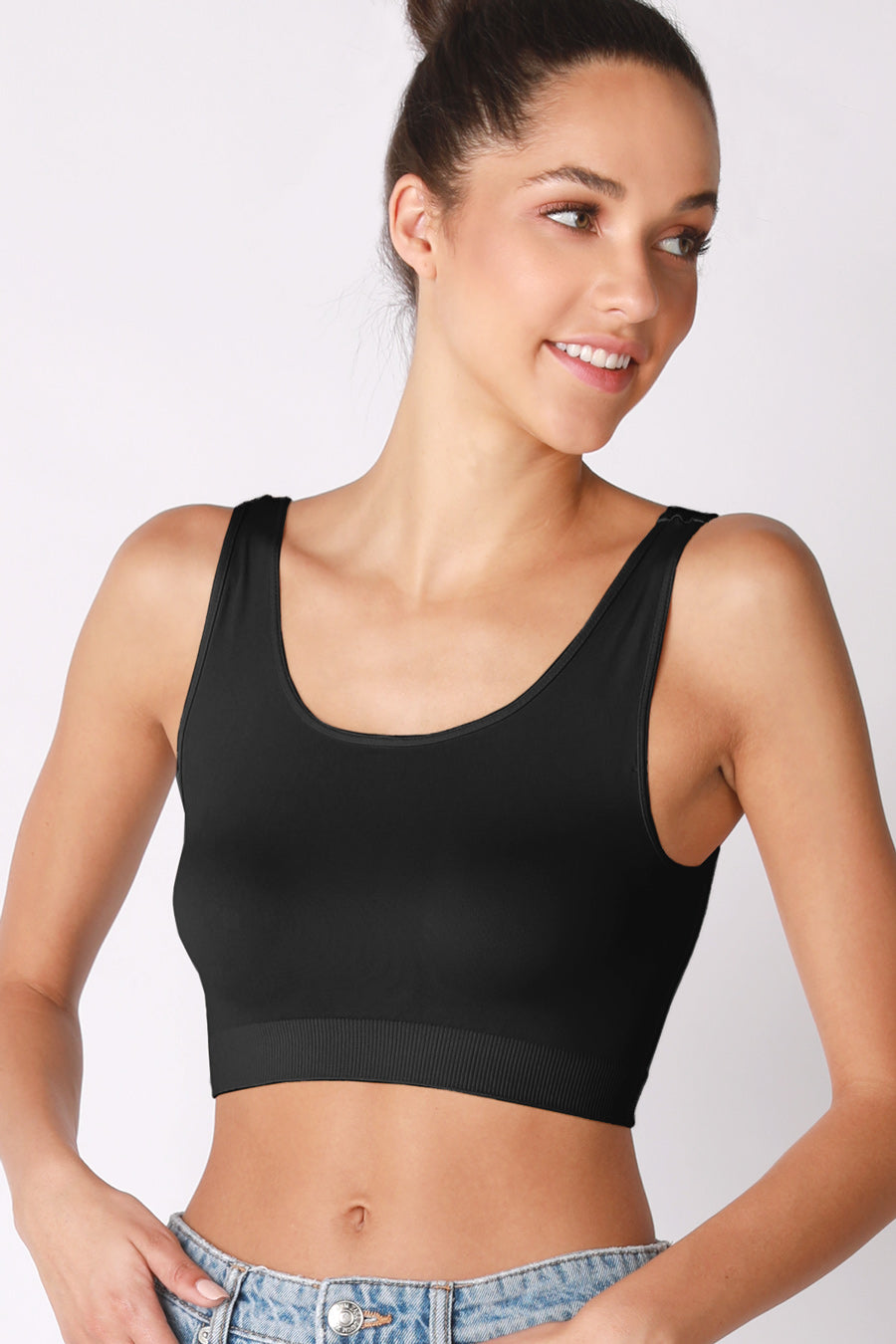 Élan Allure Crop Bra Top