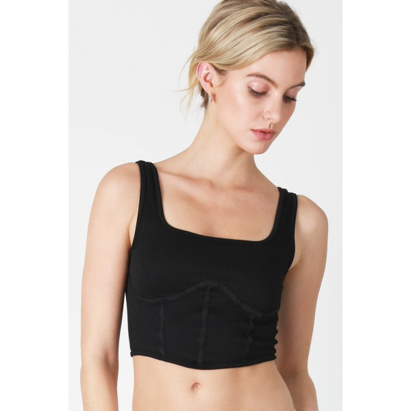 Éclat Square Neck Corset Tank