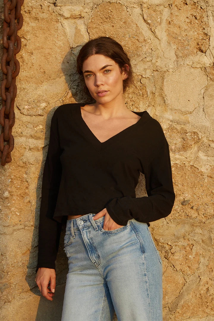 Encanto Long Sleeve V-Neck Tee