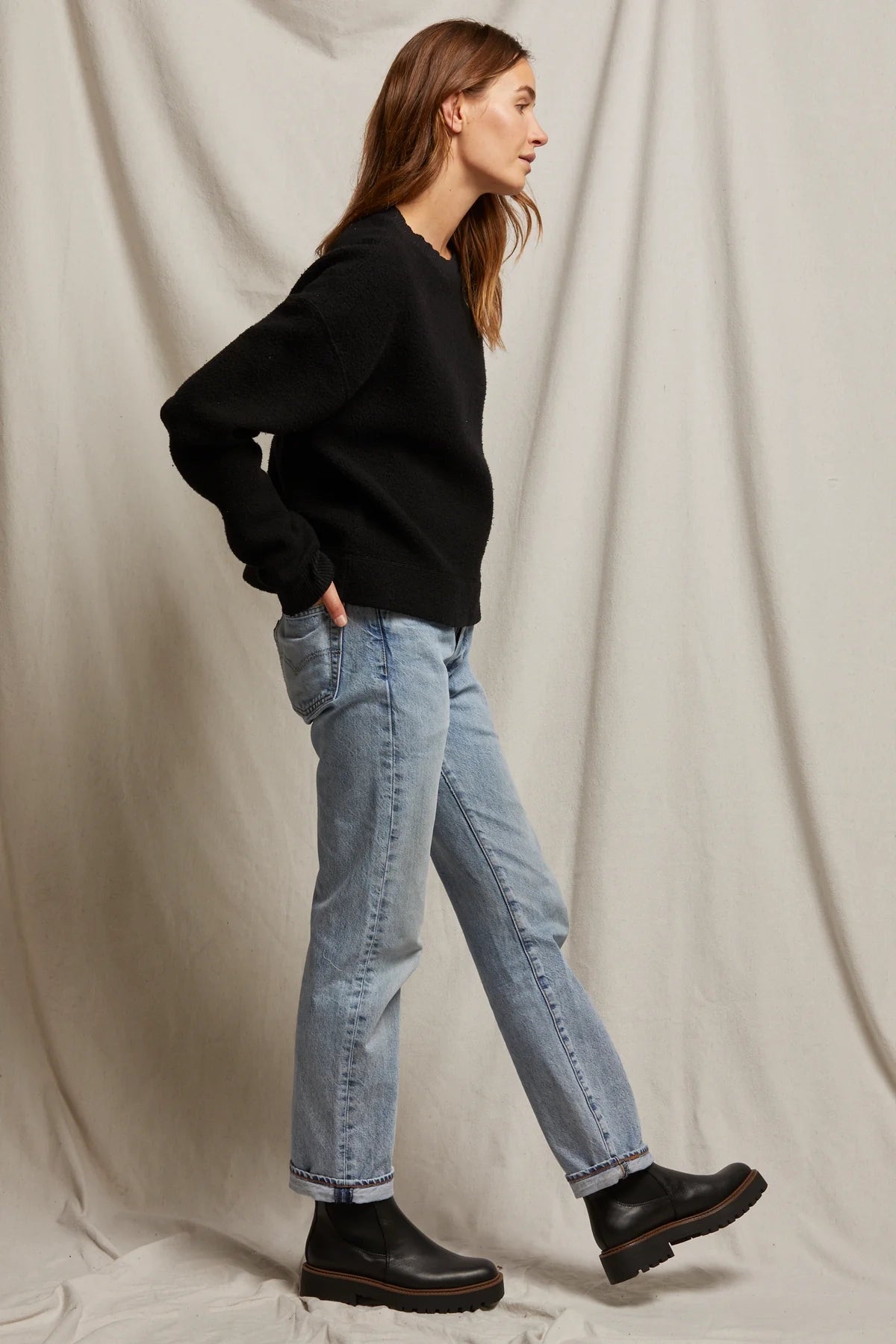 Fuego Reverse Fleece Pullover