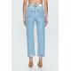 Alma Crop High Rise Straight Jean