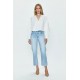 Alma Crop High Rise Straight Jean