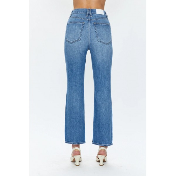 Frost Bloom High Rise Ankle Boot Cut