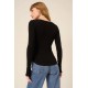 Tone Comeback Notch Neck Long Sleeve