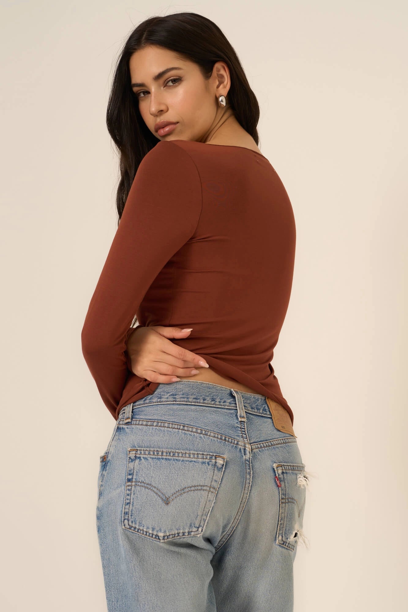 Cielo Boat Neck Long Sleeve