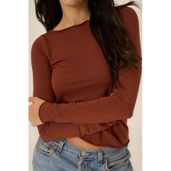 Cielo Boat Neck Long Sleeve