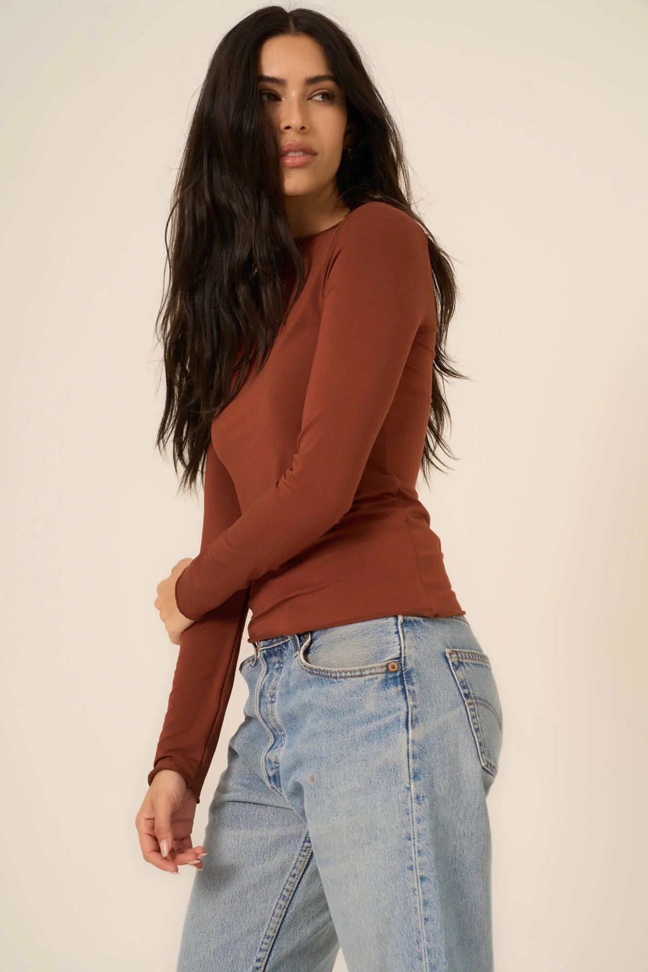 Cielo Boat Neck Long Sleeve