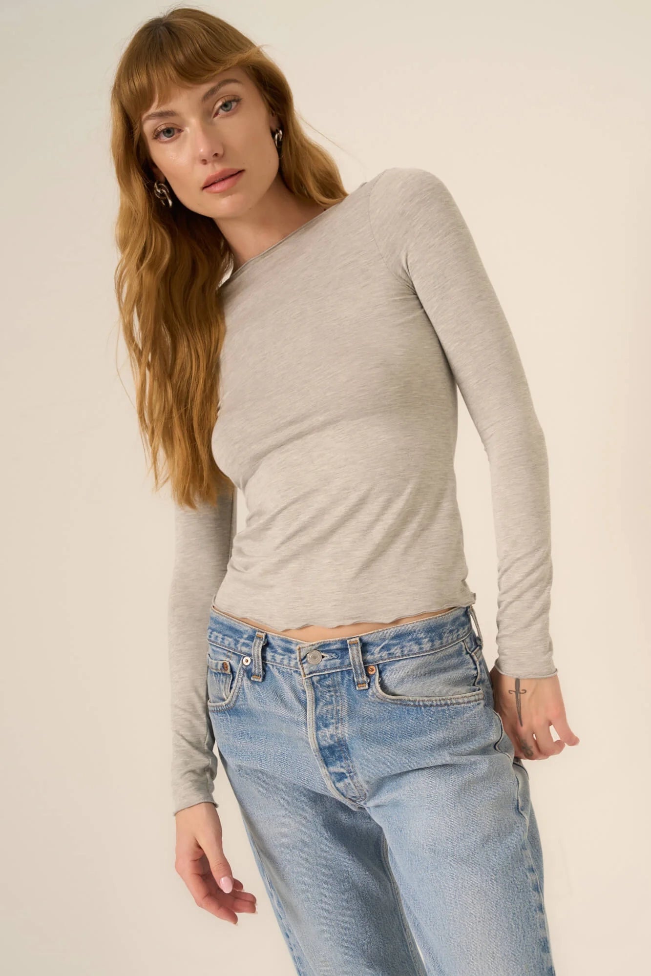 Cielo Boat Neck Long Sleeve