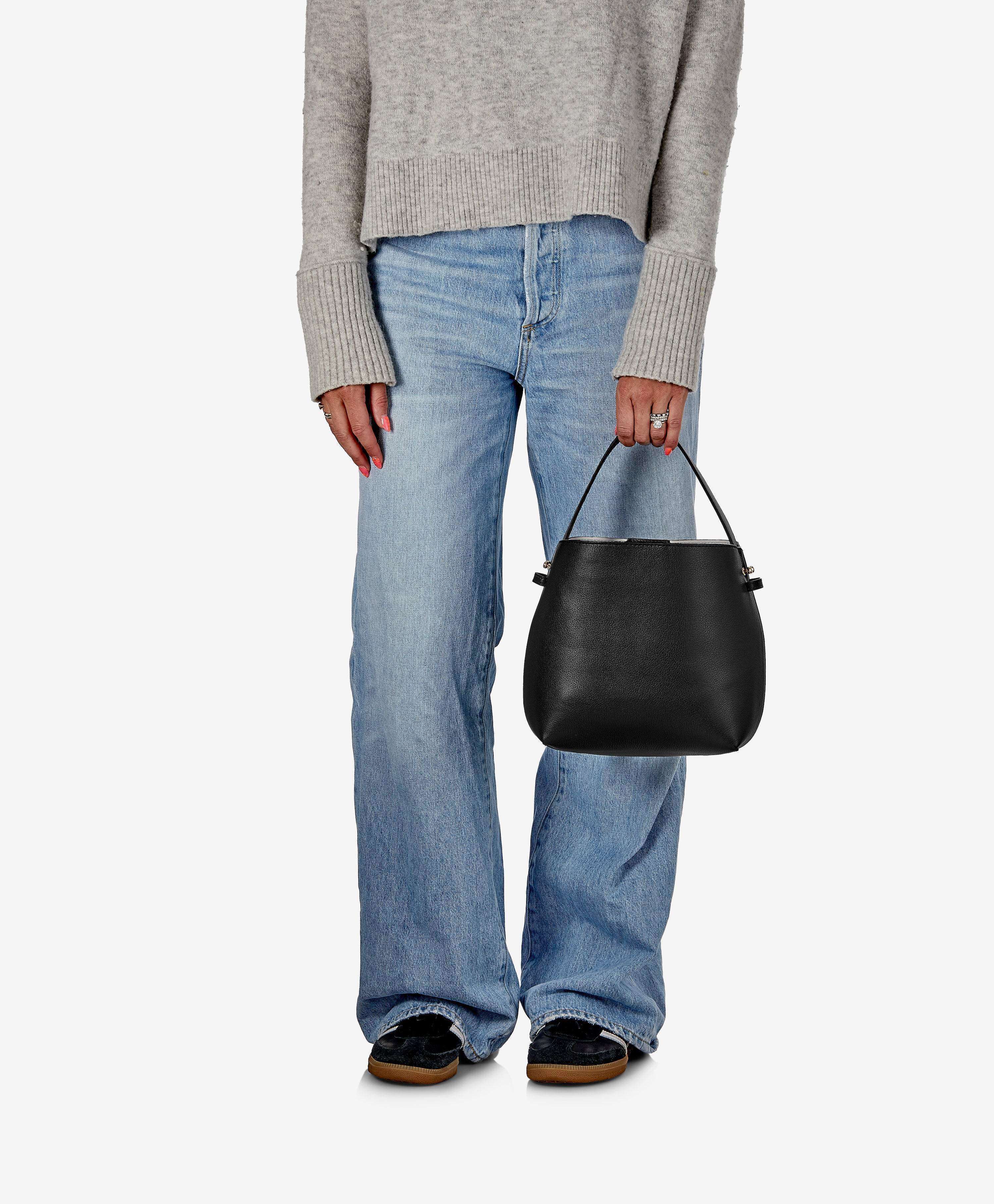 Golden Pulse Bucket Bag