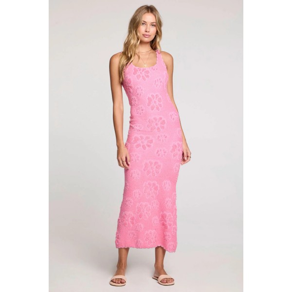 Bold Shade Midi Knit Dress