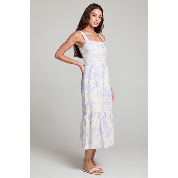 Moda Midi Floral Dress