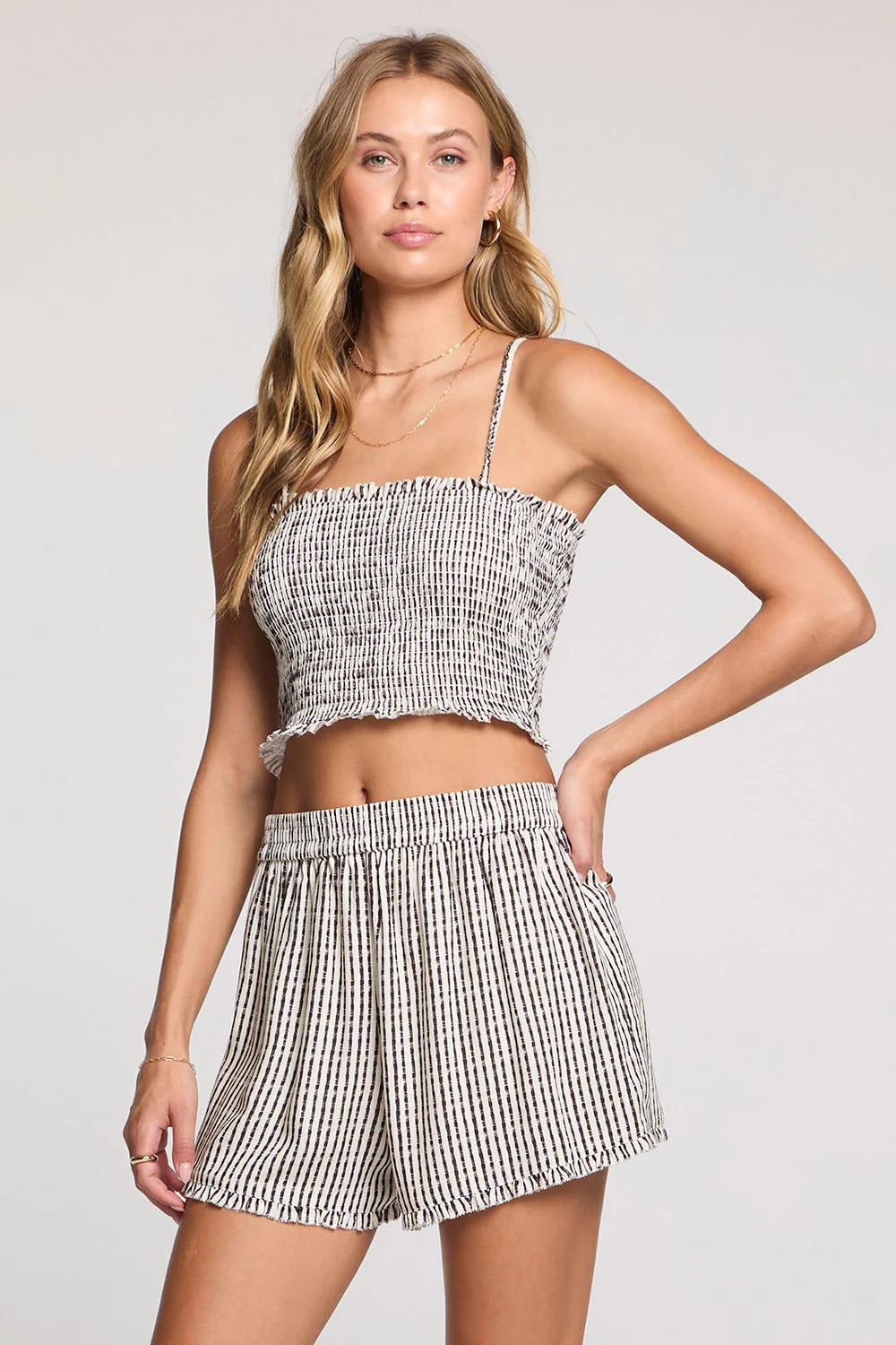 Ritmo Calma Smocked Tank