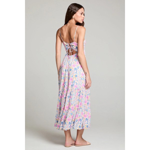 Ritmo Calma Floral Midi Dress