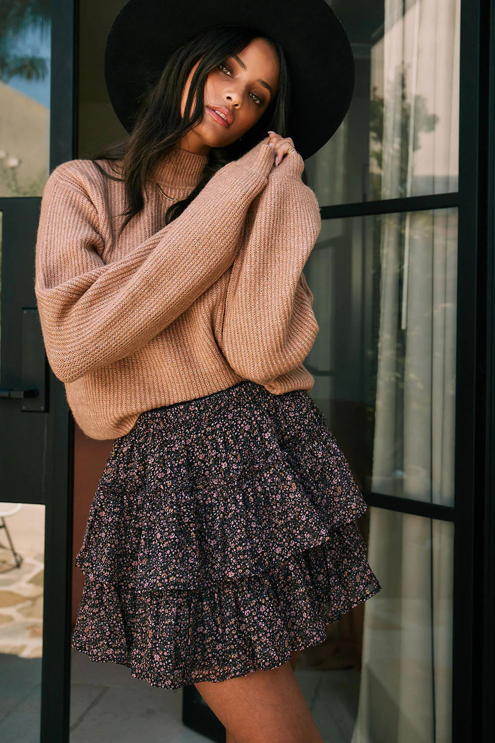 Soul Drift Print Skirt