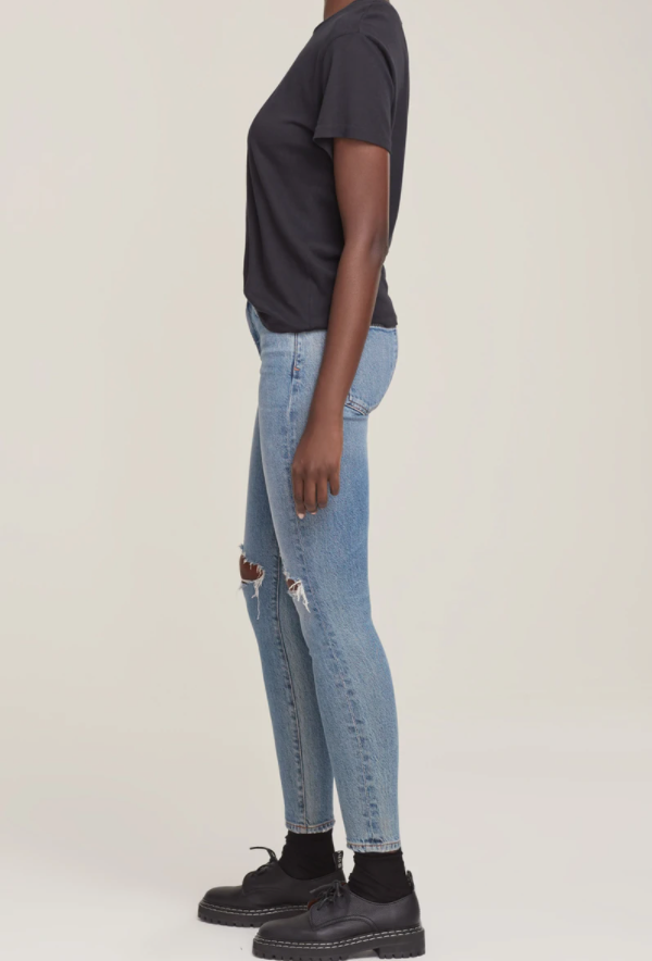 Velvet Glow Ankle Skinny Jean