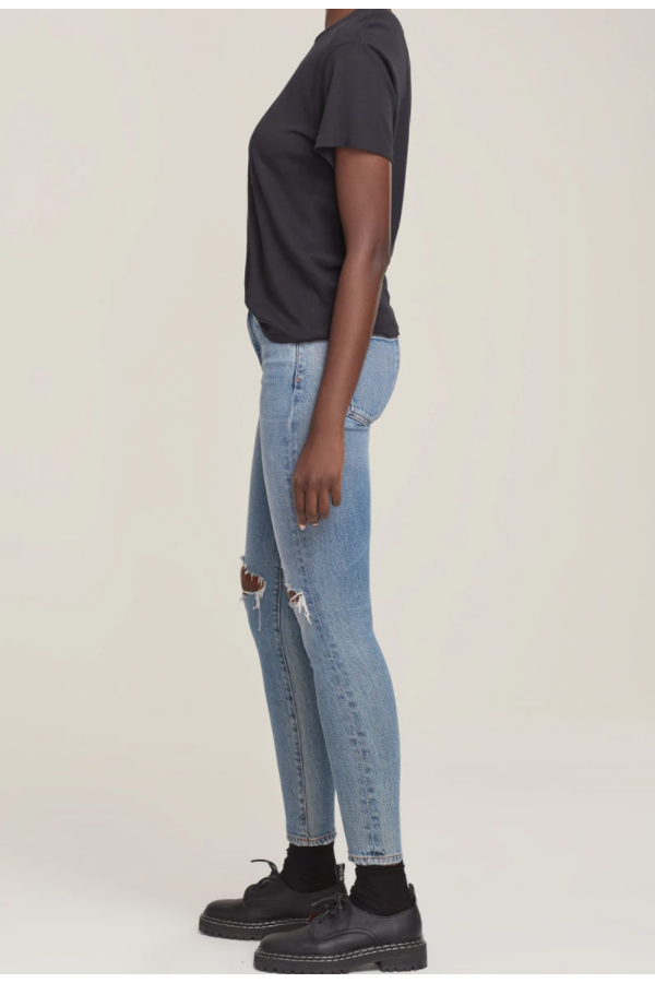 Velvet Glow Ankle Skinny Jean