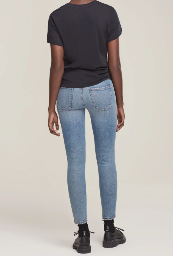Velvet Glow Ankle Skinny Jean