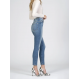 Moda Double Button Skinny Jean