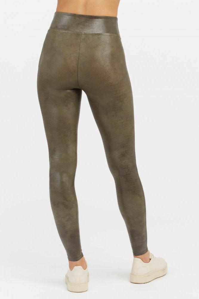 Brisa Leather Croc Shine Legging