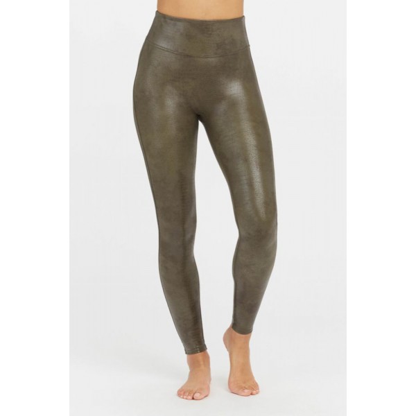 Brisa Leather Croc Shine Legging