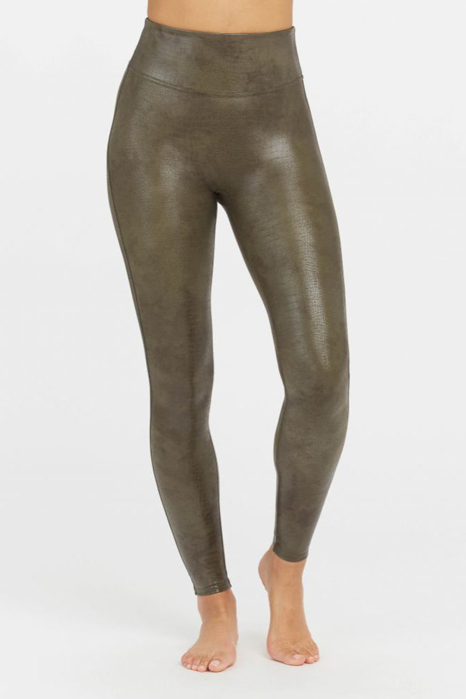 Brisa Leather Croc Shine Legging