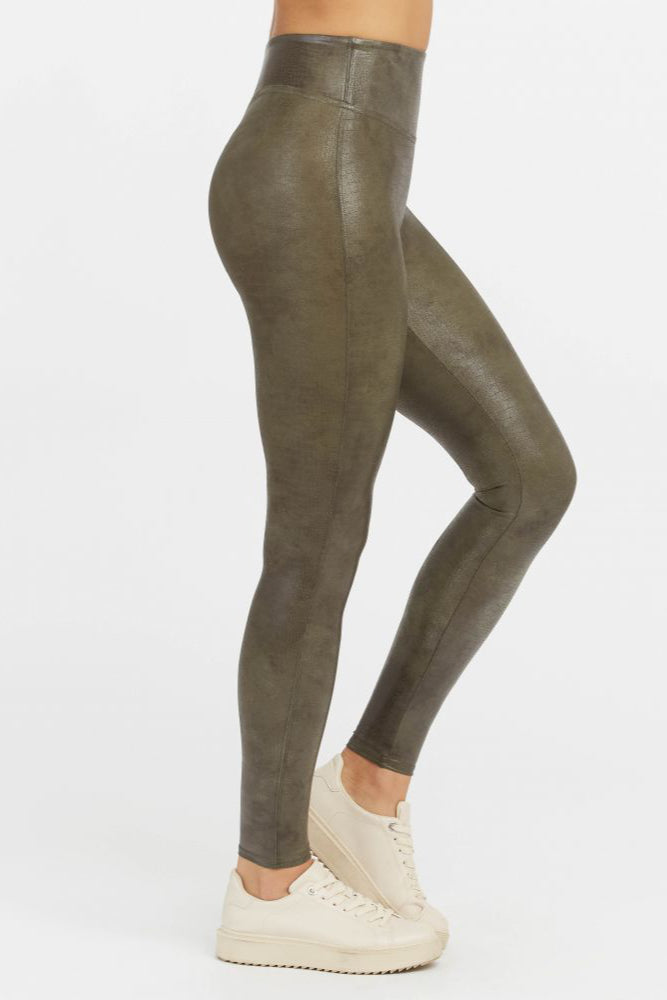 Brisa Leather Croc Shine Legging