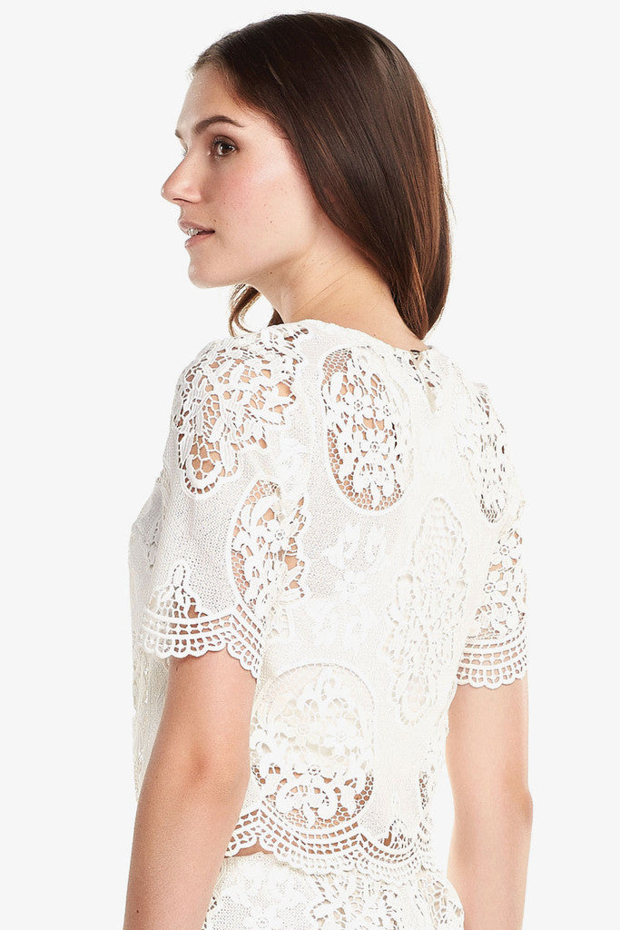 Midnight Bloom Lace Top