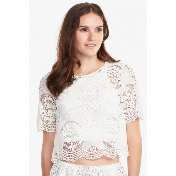 Midnight Bloom Lace Top