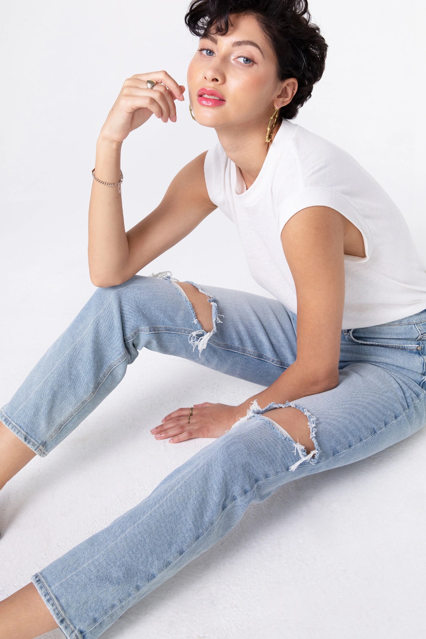 Metro High Rise Straight Jean