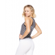 Core Racer Back Stripe Rib Tank