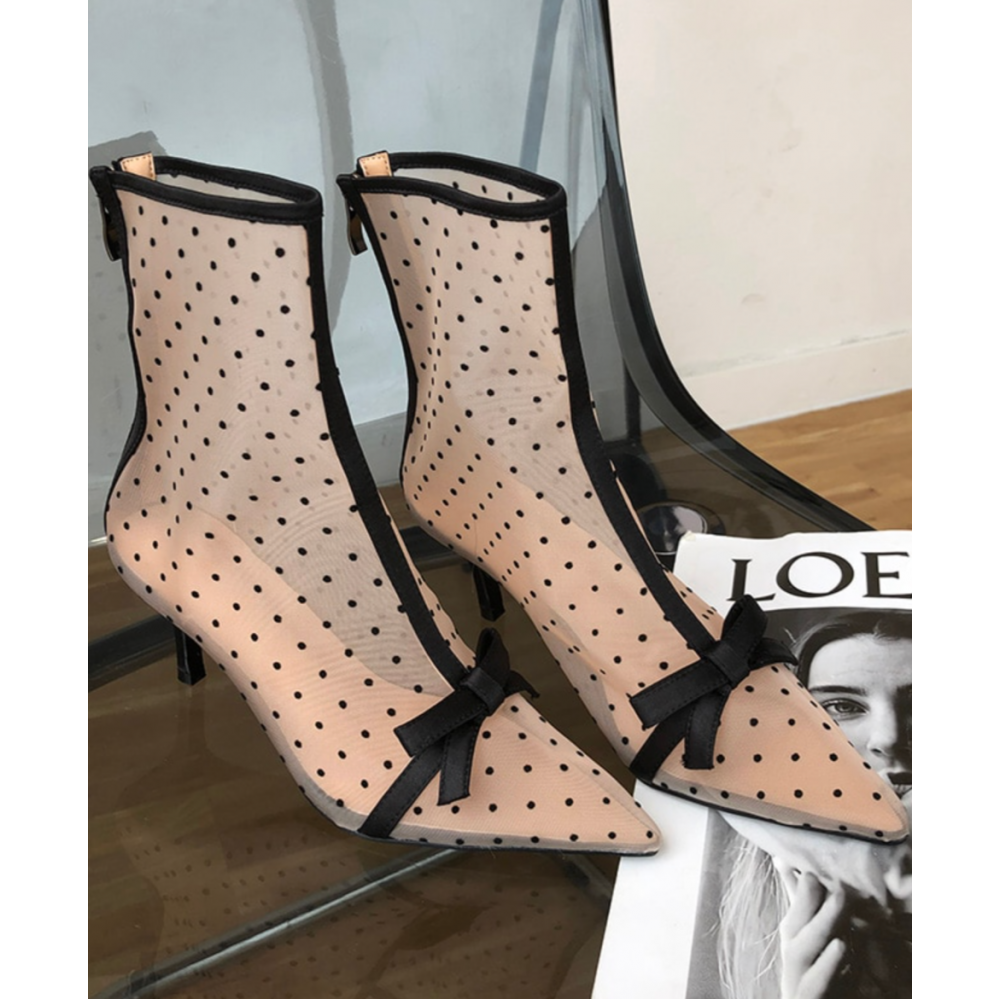 Copper Mesh Boots