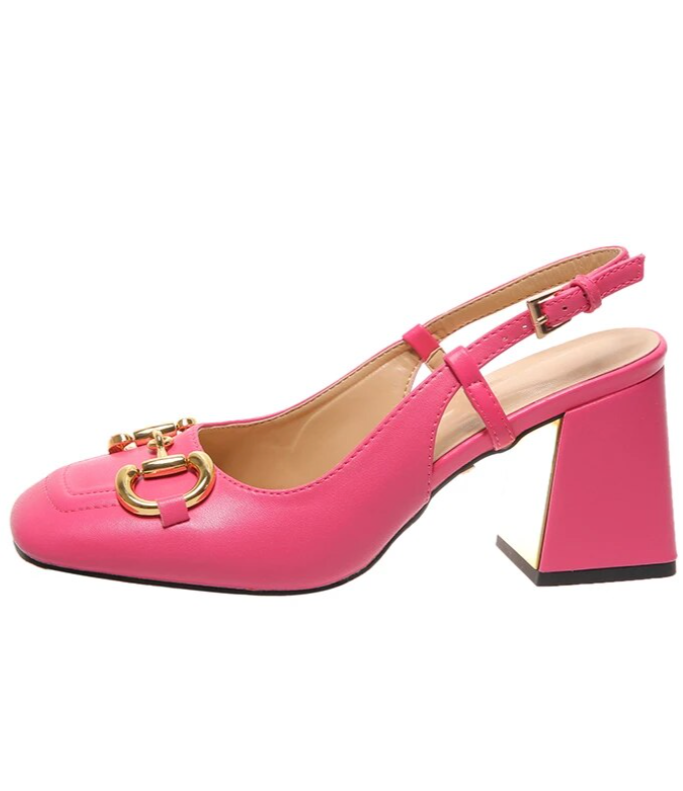 Lune Vintage Thick Heels