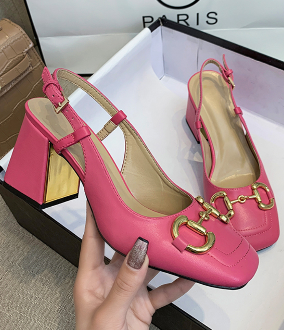 Lune Vintage Thick Heels