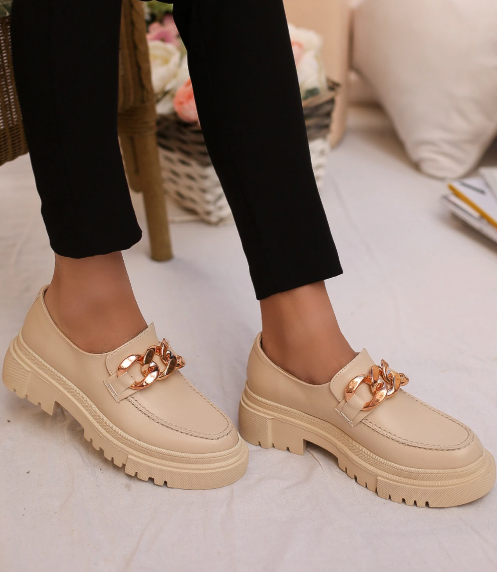 Silver Dawn Leather Loafers