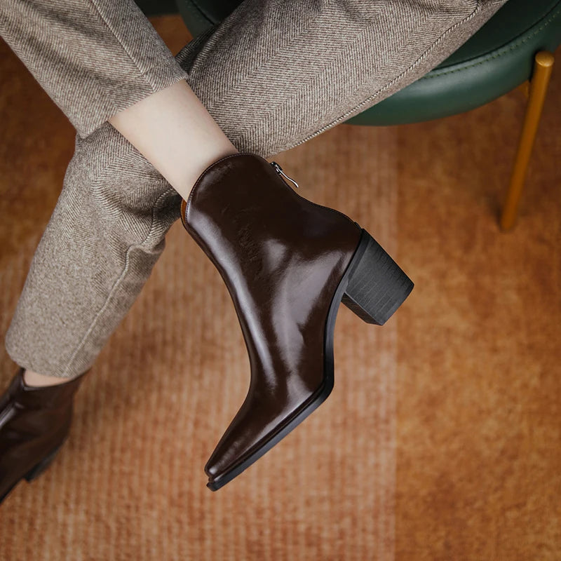 Bold Shade Leather Boots