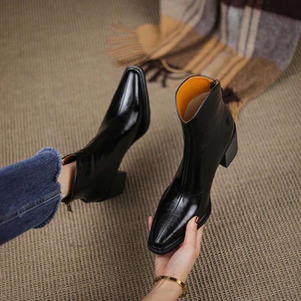 Bold Shade Leather Boots