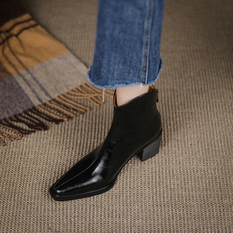 Bold Shade Leather Boots