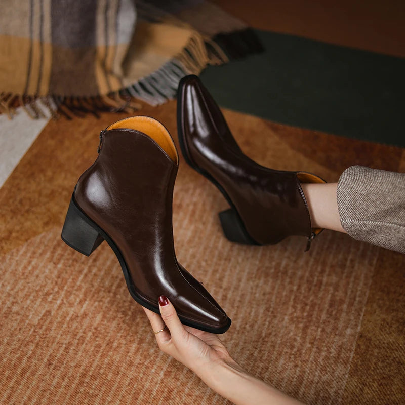 Bold Shade Leather Boots