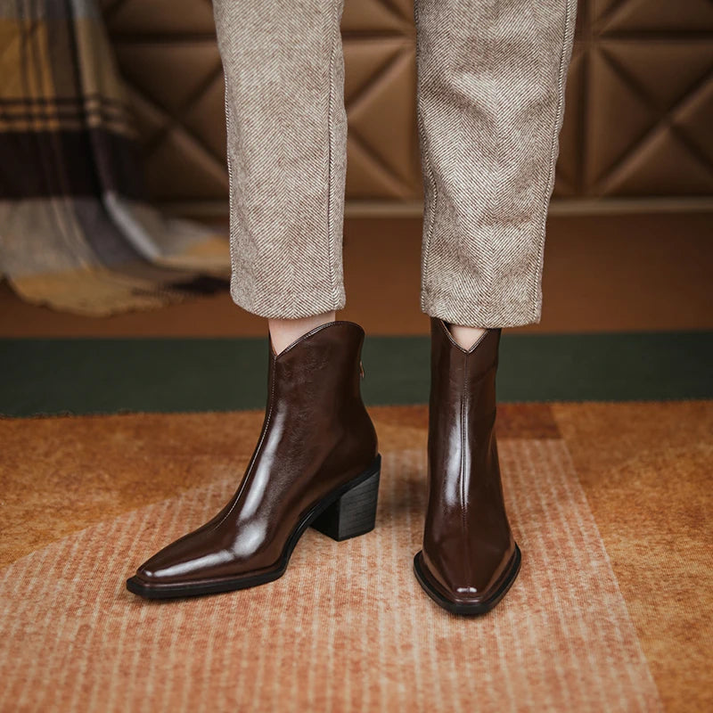 Bold Shade Leather Boots