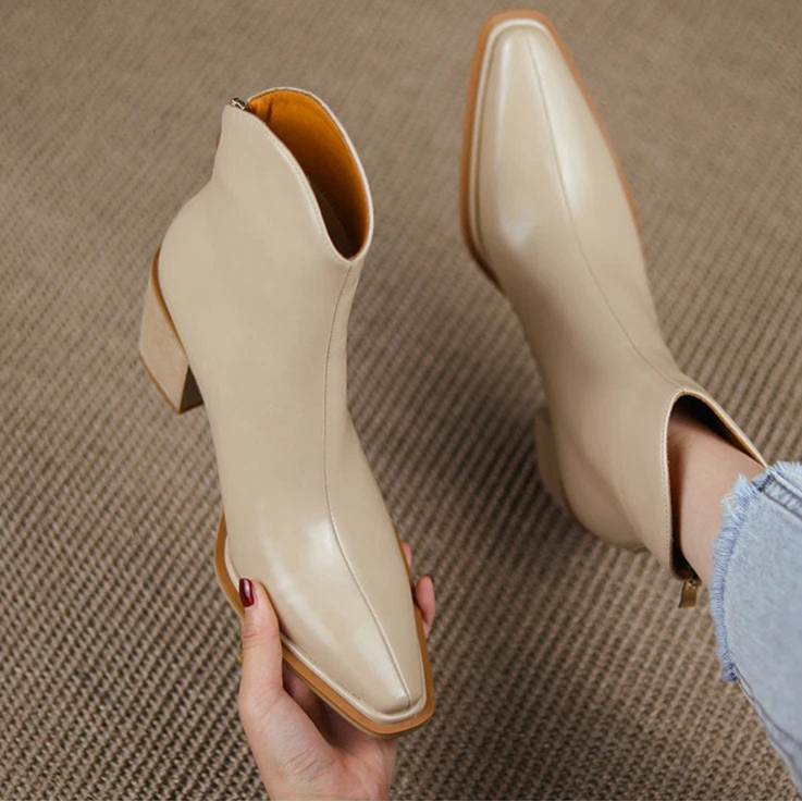 Bold Shade Leather Boots